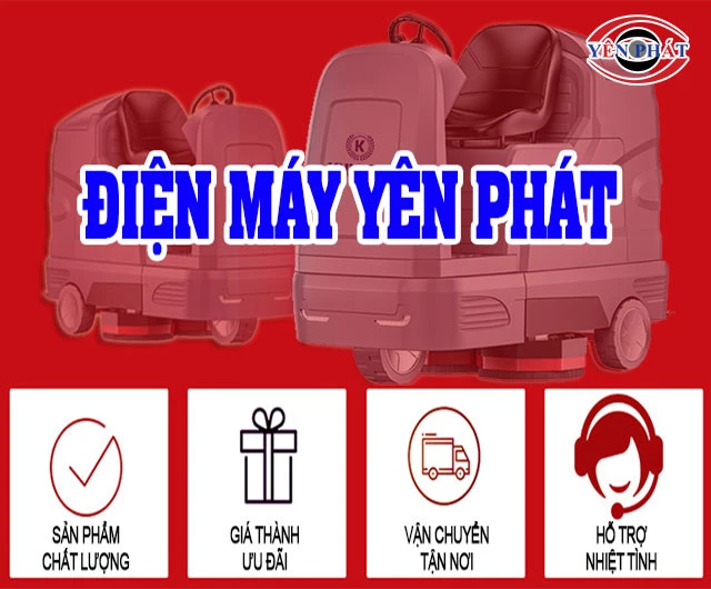 máy chà sàn ngồi lái Yên Phát