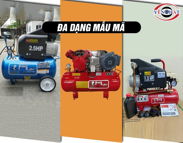 Máy nén khí Panda có dầu đa dạng