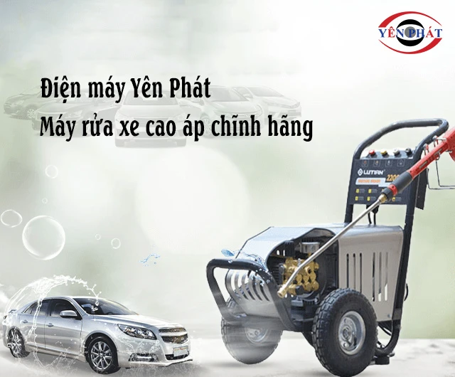 máy rửa xe Lutian 2200psi Yên Phát