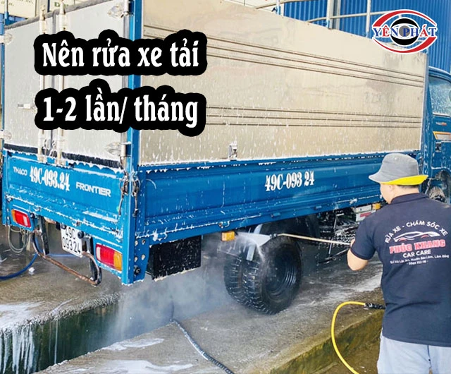 tần suất rửa xe tải