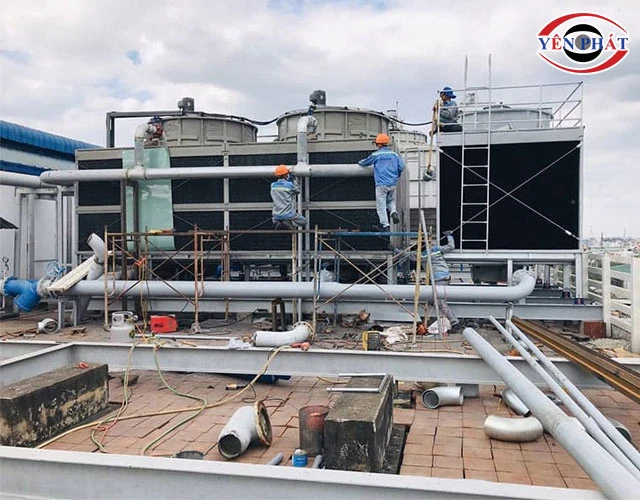 tháp giải nhiệt Kingsun lắp đặt linh hoạt