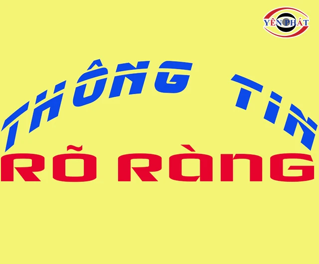  thông tin rõ ràng