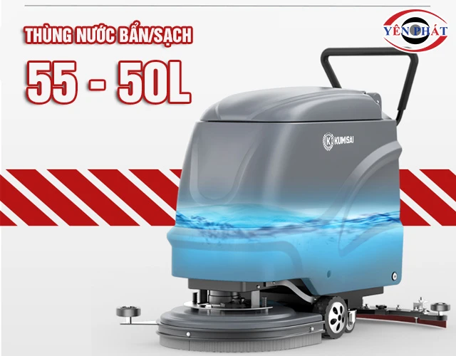 Thùng nước máy chà sàn liên hợp Kumisai KMS-X2 pin khô