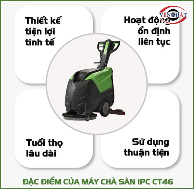 ưu điểm máy chà sàn IPC CT46