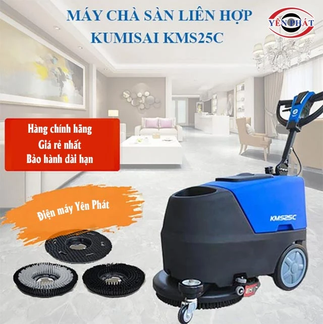 máy chà sàn Kumisai KMS25C yên Phát