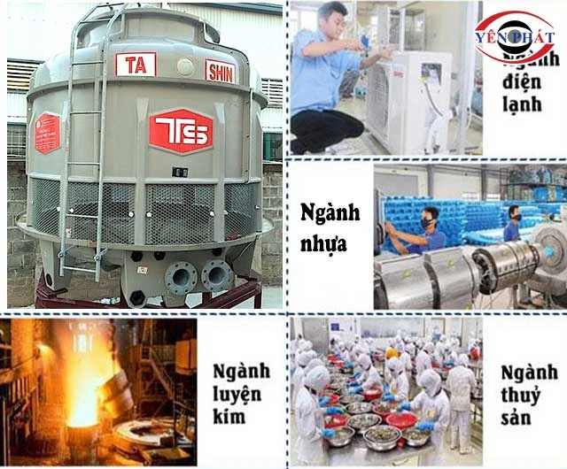 ứng dụng tháp giải nhiệt tashin