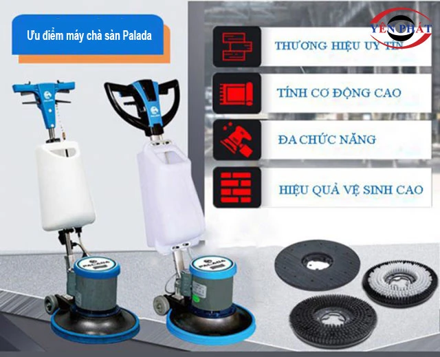 ưu điểm máy chà sàn Palada