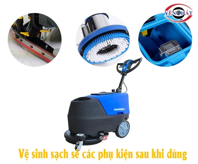 vệ sinh các bộ phận sau khi dùng
