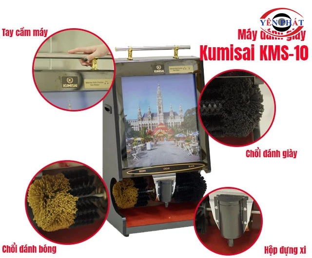 cấu tạo máy đánh giày Kumisai KMS-10