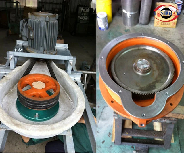 động cơ và hộp giảm tốc