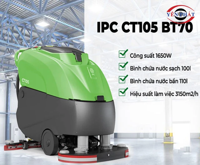 ưu điểm của máy chà sàn IPC CT105