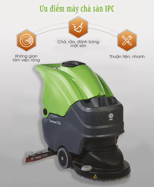 ưu điểm máy chà sàn IPC