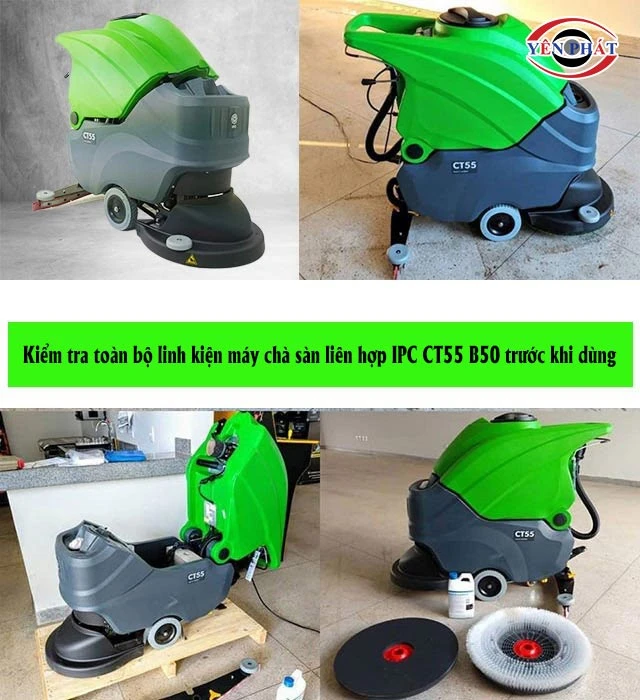kiểm tra máy chà sàn IPC CT55 B50