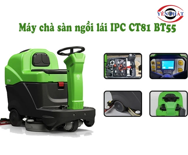 Máy chà sàn ngồi lái IPC CT81