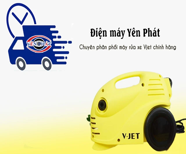 máy rửa xe gia đình vjet 100 yên phát
