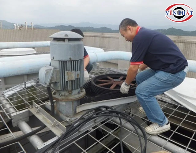 Bảo dưỡng tháp giải nhiệt TASHIN TSF series