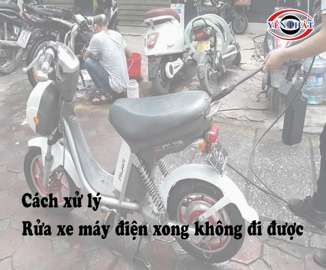 Rửa xe đạp điện xong không đi được: 5 Cách xử lý nhanh