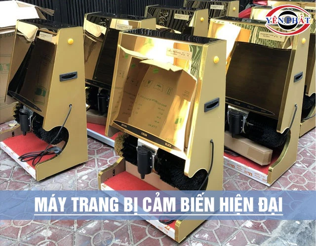 máy đánh giày Sakura có cảm biến hiện đại