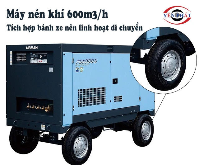 máy khí nén 600m3/h linh hoạt