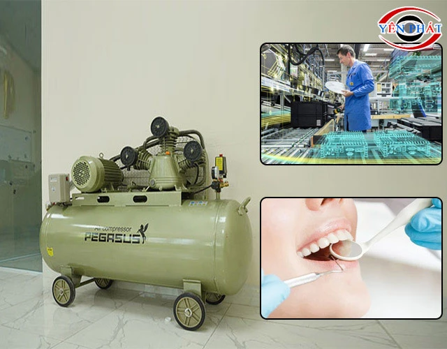 Ứng dụng máy nén khí không dầu