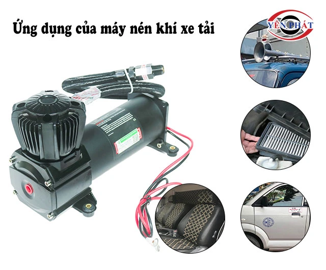 ứng dụng máy nén khí xe tải
