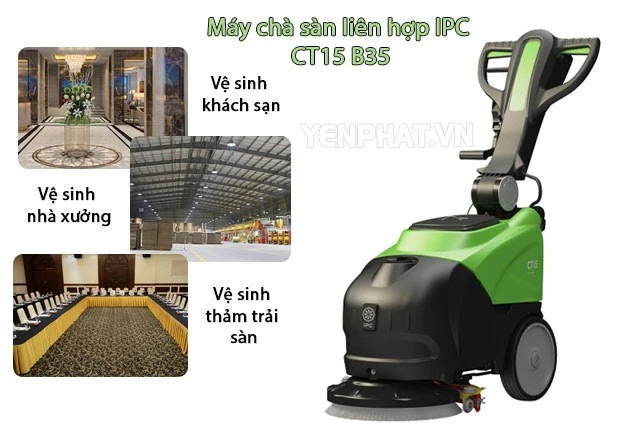 Máy chà sàn liên hợp IPC CT15 B35 5