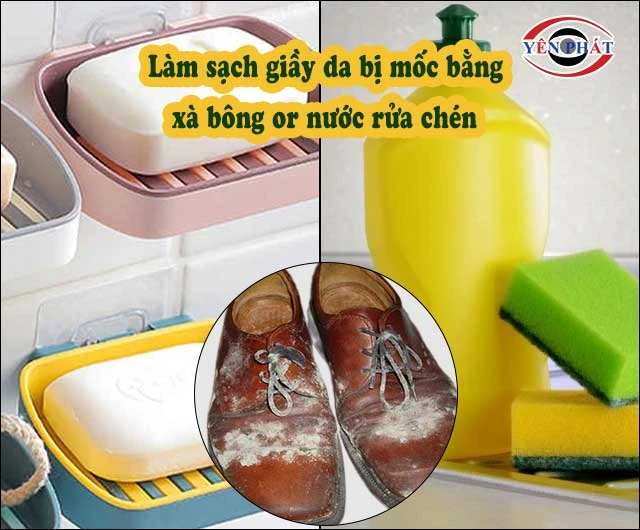 Sử dụng cục xà bông/nước rửa bát