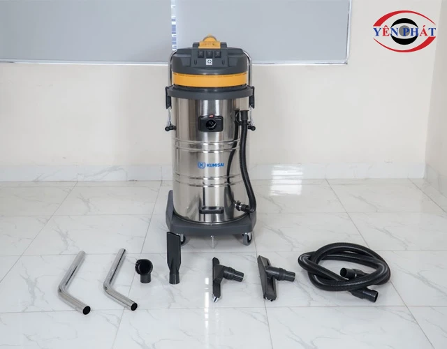 Lắp phụ kiện phù hợp cho máy hút bụi công nghiệp Kumisai KMS80A