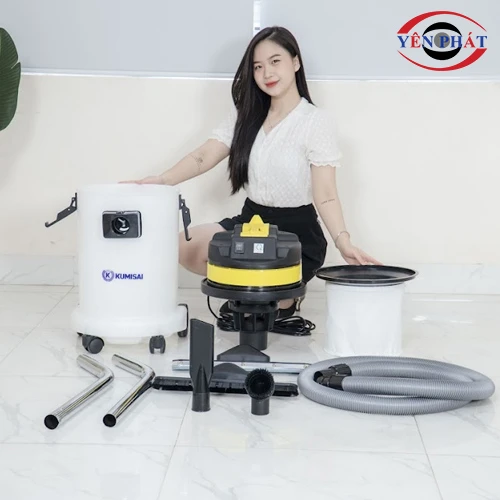 Máy hút bụi Kumisai KMS 30S thùng nhựa - màu vàng 8