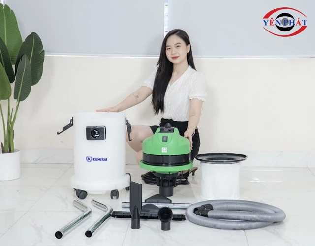 Máy hút bụi Kumisai KMS 30S thùng nhựa giá rẻ