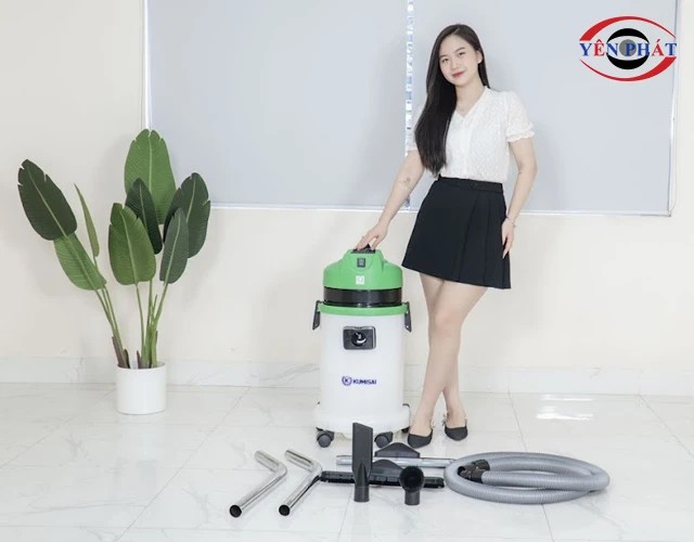 Máy hút bụi Kumisai KMS 30S thùng nhựa nhỏ gọn