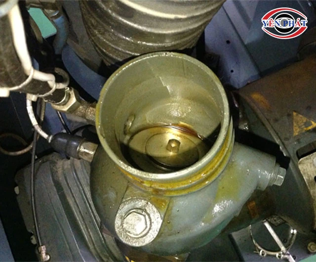 máy nén khí bị hao nhiên liệu