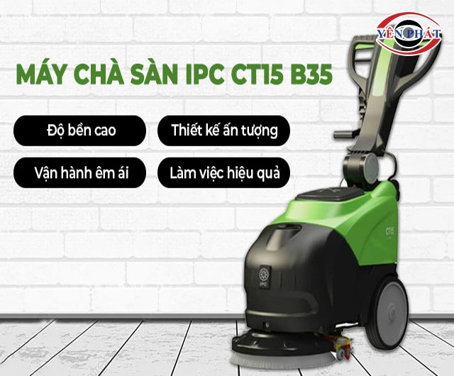 ưu điểm của máy chà sàn IPC CT15