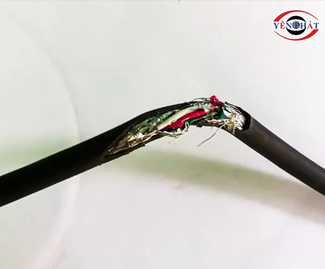 dây điện bị đứt