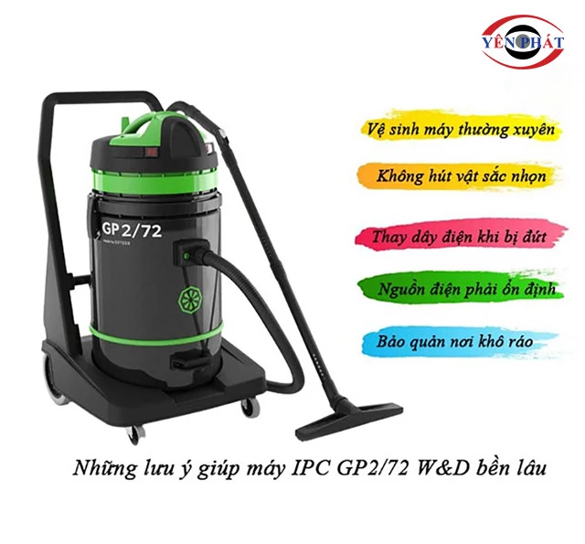 lưu ý khi sử dụng Máy IPC GP2/72 W&D