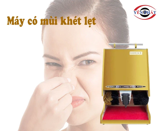 Máy có mùi khét lẹt