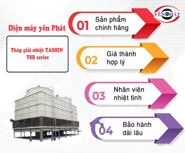 tháp giải nhiệt TASHIN TSB series yên phát