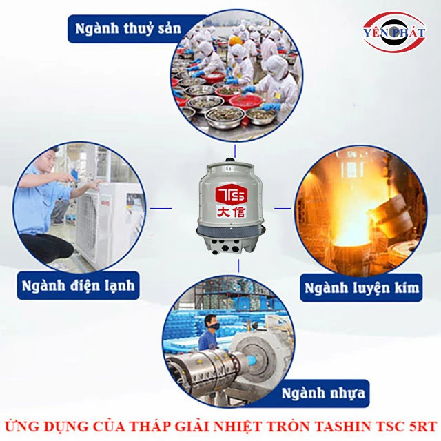 ứng dụng Tháp giải nhiệt TSC 5 RT