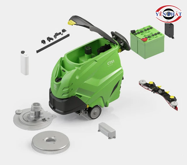 cấu tạo Máy chà sàn IPC CT51 C50