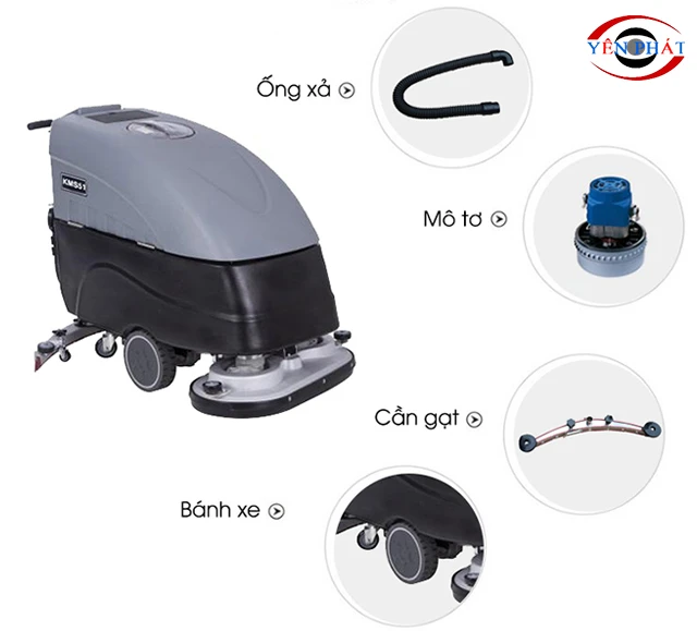 Chú ý ghép nối đúng phụ kiện máy