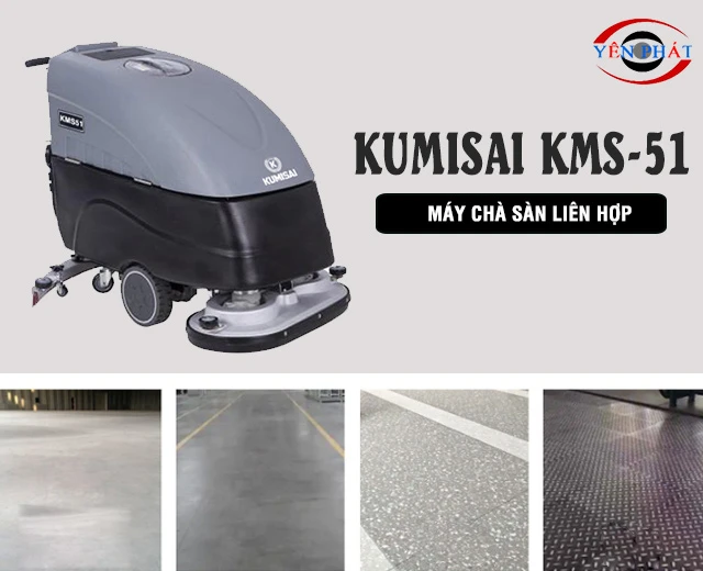 Kumisai KMS-51 dùng được cho nhiều chất liệu sàn