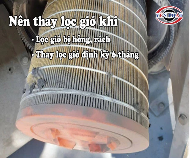 khi nào nên thay lọc gió máy nén khí