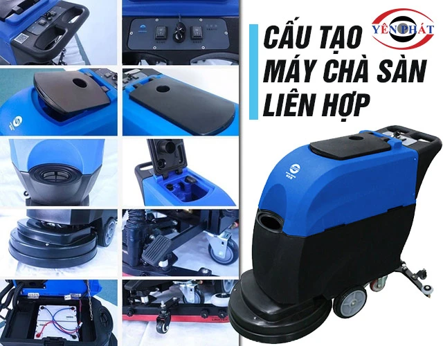 Cấu tạo máy chà sàn liên hợp & Nguyên lý vận hành cụ thể