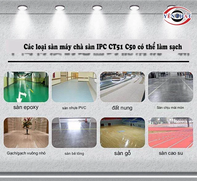 ứng dụng máy chà sàn IPC CT51 C50