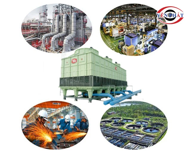 ứng dụng Tháp làm mát nước TSB 400