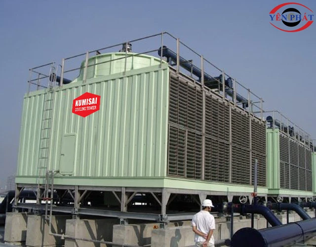 4 tổ hợp tháp giải nhiệt Kumisai KMS 350RT 2Cell