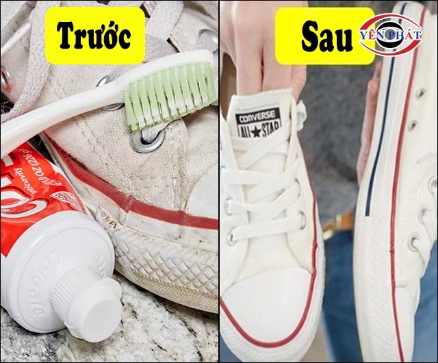 công dụng của đánh giày bằng kem đánh răng