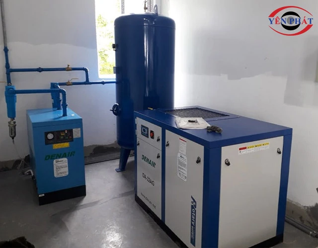 Đặt máy ở nơi thông thoáng theo nguyên tắc an toàn khi vận hành máy nén khí