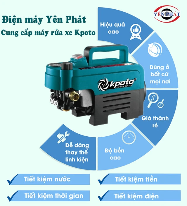 máy rửa xe Kpoto yên Phát