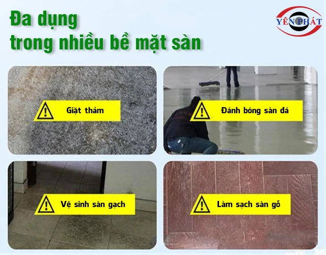 Ứng dụng máy chà sàn Kumisai KMS-798